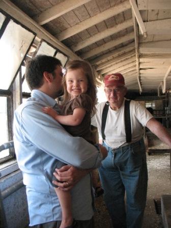 Grace's First Time in the Dairy Barn