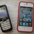 Old Cell Phone vs. New iPhone