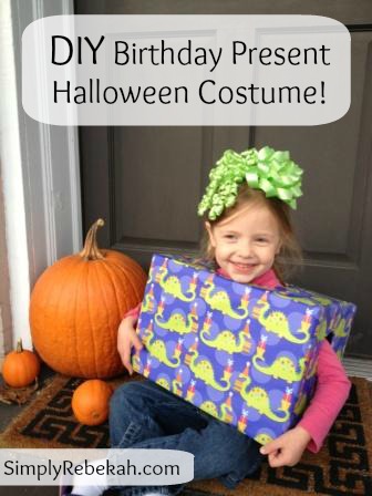 DIY Cheap, Easy, & Adorable  Birthday Present Halloween Costume