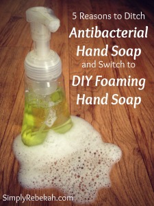 I ditched antibacterial hand soap years ago, and I haven’t missed it one bit. Find out why foaming hand soap is cheaper and healthier for your family.