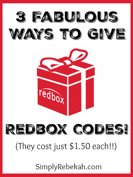 3 Fabulous Ways To Give Redbox Codes