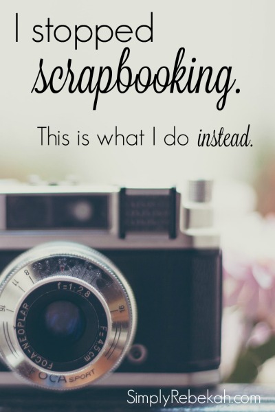 I finally found the solution to time consuming scrapbooks and photo books. Chatbooks to the rescue!