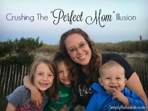 Just a friendly reminder that there is no "perfect mom." So refreshing!