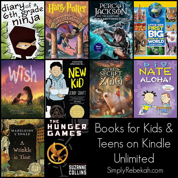 Popular Books for Kids and Teens on Kindle Unlimited