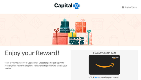 Health Insurance Reward with Capital Blue Cross