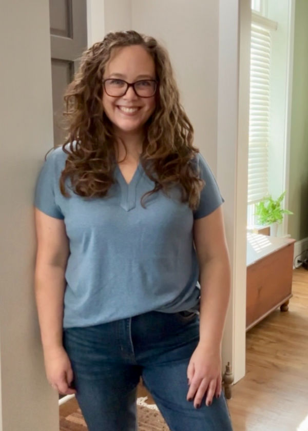 Stitch Fix Try-On Haul - Blue Shirt