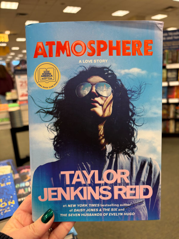 Atmosphere by Taylor Jenkins Reid - Best Fiction Book of 2025